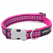 Red Dingo Reflective Hot Pink Large kutya nyakörv nyakörv, póráz, hám kutyáknak
