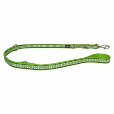 Red Dingo Reflective Lime multi-purpose póráz 200 cm Small nyakörv, póráz, hám kutyáknak