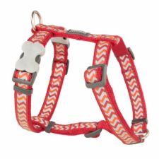 Red Dingo Reflective Ziggy Red Medium Dog hám nyakörv, póráz, hám kutyáknak