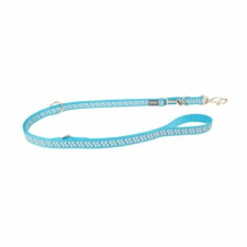 Red Dingo Reflective Ziggy Turquoise multi-purpose póráz 200 cm Large nyakörv, póráz, hám kutyáknak