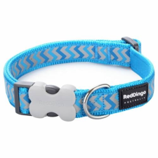 Red Dingo Reflective Ziggy Turquoise XS kutya nyakörv nyakörv, póráz, hám kutyáknak