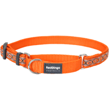 Red Dingo Snake Eyes Orange L-méretben félfojtó kutyanyakörv nyakörv, póráz, hám kutyáknak
