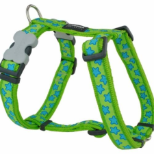 Red Dingo Stars Lime XLarge Dog hám nyakörv, póráz, hám kutyáknak