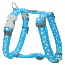Red Dingo Stars Turquoise Medium Dog hám nyakörv, póráz, hám kutyáknak