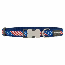 Red Dingo US Flag Dark Blue Small kutya nyakörv nyakörv, póráz, hám kutyáknak
