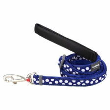 Red Dingo White Spots Dark Blue póráz 100-180 cm XS nyakörv, póráz, hám kutyáknak
