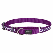 Red Dingo White Spots Purple Medium Martingale nyakörv nyakörv, póráz, hám kutyáknak