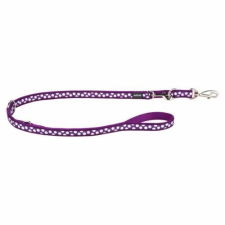 Red Dingo White Spots Purple multi-purpose póráz 200 cm Medium nyakörv, póráz, hám kutyáknak