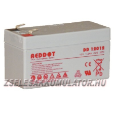 REDDOT 12V 1,2Ah Zselés akkumulátor autó akkumulátor