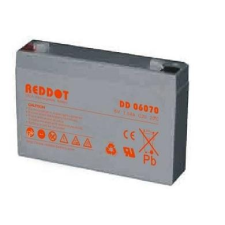 REDDOT 6V 7Ah DD06070 Zselés akkumulátor szünetmentes áramforrás