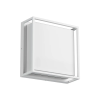 REDO -90564 QUADRIS Matt Fehér Színű Kültéri mennyezeti lámpa LED 20W IP54