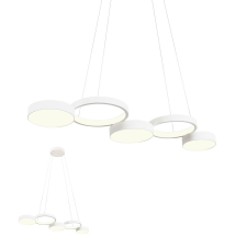 REDO Cronos fehér LED függesztett lámpa (RED-01-2542) LED 1 izzós IP20 világítás