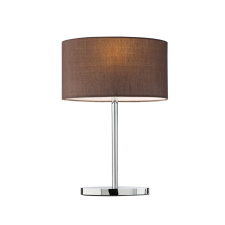 REDO Enjoy króm-bézs asztali lámpa (RED-01-680CH_BR) E27 1 izzós IP20 világítás