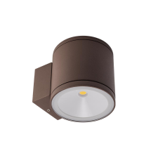 REDO Eta sötétbarna LED kültéri fali lámpa (RED-9596) LED 1 izzós IP54 kültéri világítás