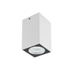 REDO Quad fehér LED kültéri mennyezeti lámpa (RED-90090) LED 1 izzós IP65 kültéri világítás