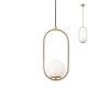 Redo Smarter Niva arany-fehér függesztett lámpa (RED-01-2624) E27 1 izzós IP20