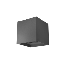 REDO Vary sötétszürke LED kültéri fali lámpa (RED-90296) LED 2 izzós IP54 kültéri világítás