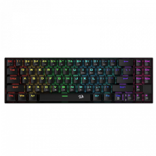 Redragon Deimos, Wired & Wireless Mechanical keyboard, RGB, red switch Black HU billentyűzet