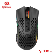 Redragon Storm PRO M808-KS Wireless Gaming Egér - Fekete (M808-KS) egér