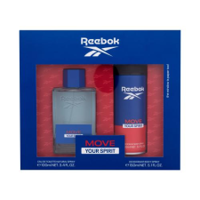 Reebok Move Your Spirit ajándékcsomagok eau de toilette 100 ml + dezodor 150 ml férfiaknak kozmetikai ajándékcsomag