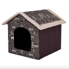 Reedog Kutyaház  barna bézs díszítéssel kutyaágy szállítóbox, fekhely kutyáknak