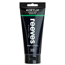 Reeves akrilfesték, 200 ml - black akrilfesték