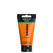 Reeves akrilfesték, 75 ml - fluorescent orange akrilfesték