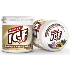  REFIT ICE GEL FEKETE NADÁLYTÕ VADGESZTENYE gyulladáscsökkentő krém 230ML gyógyhatású készítmény