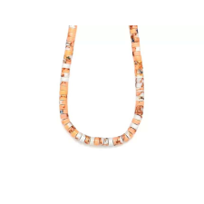 Regalit barack fehér korong 4-5x2-3mm medál