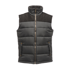 Regatta ALTOONA steppelt vízlepergető férfi mellény, RETRA806, Seal Grey/Black-3XL
