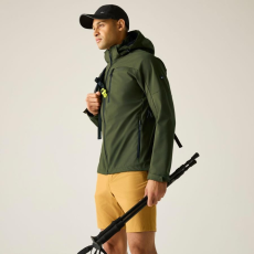 Regatta Arana Férfi softshell kabát zöld