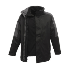 Regatta Férfi Kabát Kapucnis Hosszú ujjú Regatta Defender III 3-In-1 Jacket férfi kabát, dzseki
