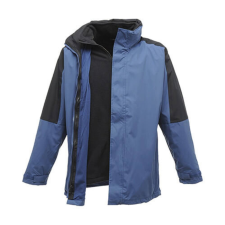 Regatta Férfi Kabát Kapucnis Hosszú ujjú Regatta Defender III 3-In-1 Jacket -2XL, Királykék/Sötétkék férfi kabát, dzseki