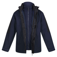 Regatta férfi vízálló dzseki 3 az 1-ben, RETRA130, Navy/Black-S férfi kabát, dzseki