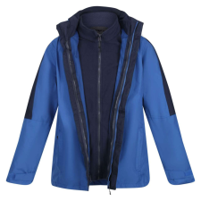 Regatta férfi vízálló dzseki 3 az 1-ben, RETRA130, Royal Blue/Navy-3XL férfi kabát, dzseki