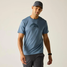 Regatta Fingal Slogan Férfi póló kék férfi póló