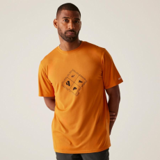 Regatta Fingal Stretch Férfi gyorsan száradó póló narancs