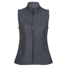Regatta FLUX softshell Női mellény, RETRA790, Marl Grey/Black-2XL