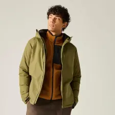 Regatta Frankie Insulated Férfi télikabát 15.000 mm zöld férfi kabát, dzseki