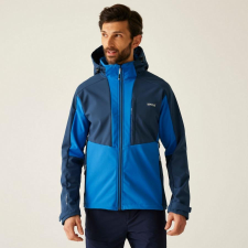 Regatta Hewitts Férfi softshell 15000 mm kék férfi kabát, dzseki