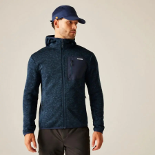 Regatta Hooded Newhill Férfi polár felső kék férfi pulóver, kardigán