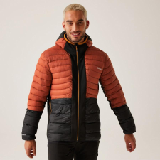 Regatta HoodedLeedreHybrd Férfi steppelt kabát barna férfi kabát, dzseki