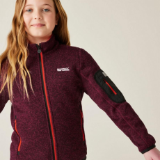 Regatta Junior Newhill Gyerek polár pulóver bordó