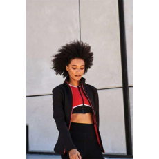 Regatta Kabát Regatta női cipzáras softshell vízlepergető női, classic red/black, 3XL