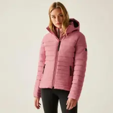 Regatta Kelane Női steppelt kabát rózsaszín/korall/pink női dzseki, kabát