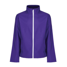 Regatta két rétegű, vízlepergető férfi softshell dzseki, RETRA628, Vibrant Purple/Black-L női dzseki, kabát