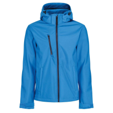 Regatta levehető kapucnis, 3 rétegű férfi softshell kabát, RETRA701, French Blue/Navy-XL