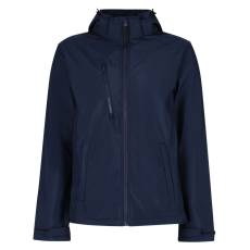 Regatta levehető kapucnis, 3 rétegű férfi softshell kabát, RETRA701, Navy/Navy-2XL