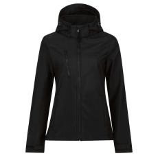 Regatta levehető kapucnis, 3 rétegű Női softshell dzseki, RETRA702, Black/Black-16