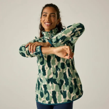 Regatta Margot 1/4 zip Női polár felső zöld női pulóver, kardigán